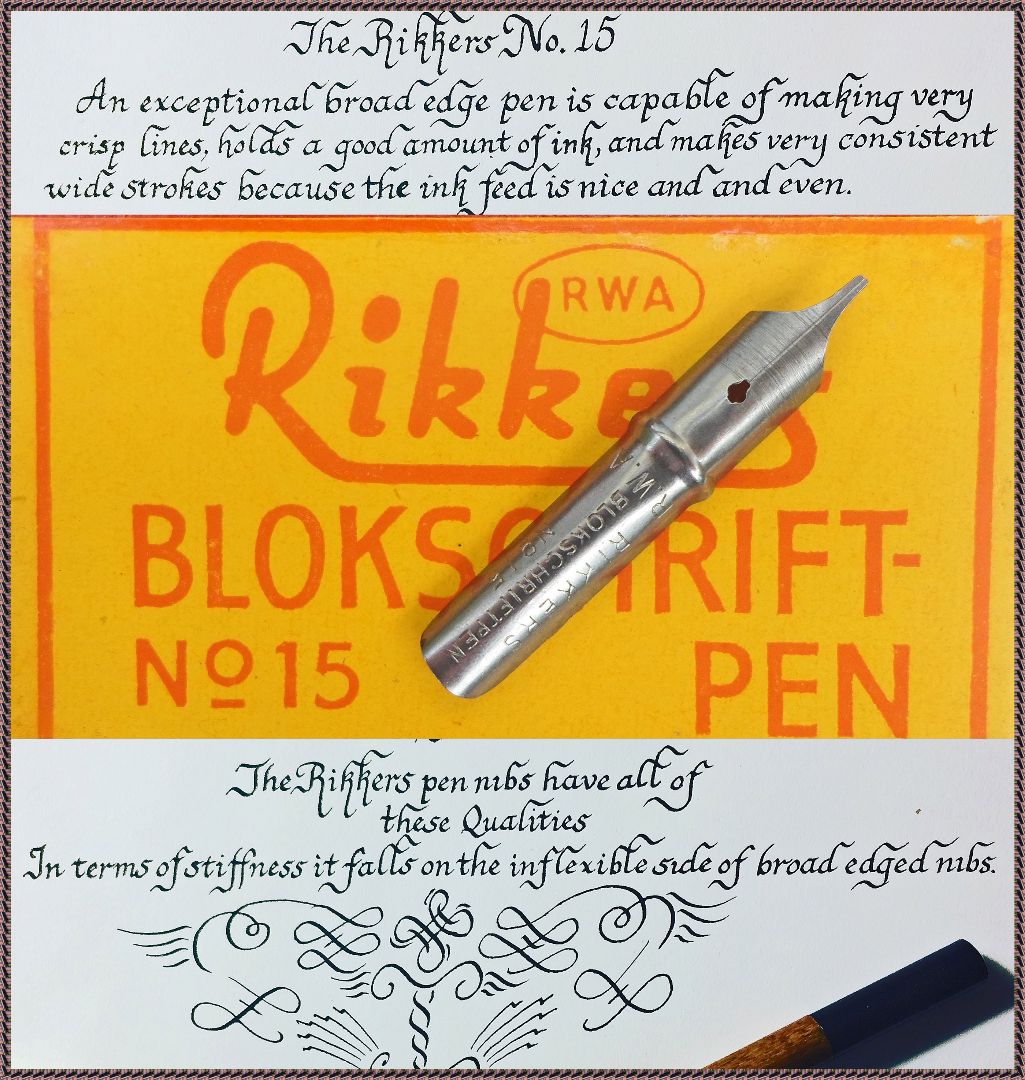 Rikkers no.15 Blokschrift Pen